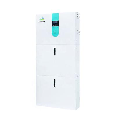 China Type C 5kw/10kw Storage Energy Storage System Off-Grid Solar Power System Complete (Indoor) All-in-one Solar Panel System Battery for sale