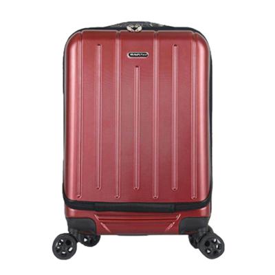 China Newest Polycarbonate business/travel small laptop PC luggage suitcase cabin bag suitcase 100% hard cse wholesale for sale