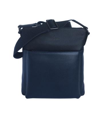 China Fashionable Business / Travel High Quality First Seat Cow Leather Sling Bag For Men for sale