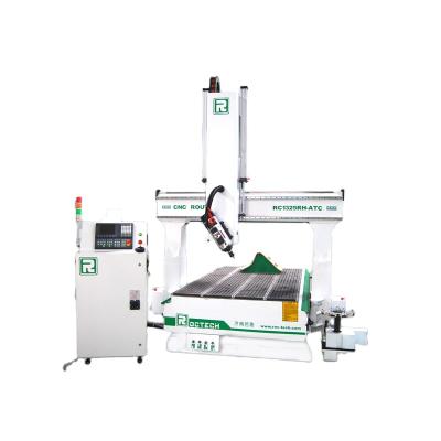 China 4D Machining Hot Sale 4 Axis CNC Router RC1325RH-ATC Wood Working Wood Router for sale