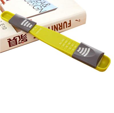 China Sustainable 6 Scales Adjustable Plastic Coffee Measuring Spoon in Measuring Tools for sale