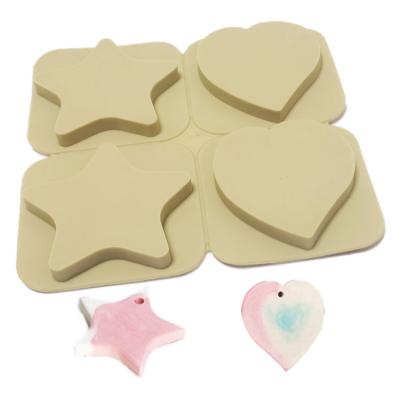 China Making Gypsum Silicone Aromatherapy Wax Mold Ornament Soap Epoxy Resin Pendant Craft Molds Gypsum Aroma Candle Mold for sale