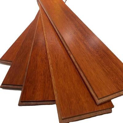 China Kempas Traditional High Quality Solid Wood Flooring Natural Color for sale