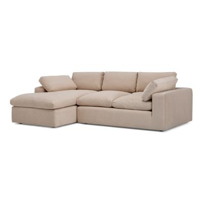 China Comfortable Sofa L Shape YASITE Soft Fabric Velvet Sectionals Sofa for sale