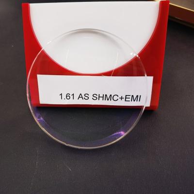 China Single Vision HOT SELLING ENDED 1.61 Single Vision HMC+ EMI Lenses for sale