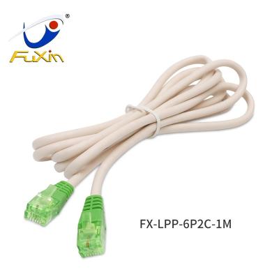 China RJ11 telephone cable cable FX-LPP-6P2C-1M for sale