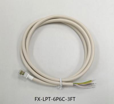 China Hot Sale Round Cable 6 Wire RJ12 Twisted Telephone CAT3 Cable FX-LPP-6P6C-3FT for sale