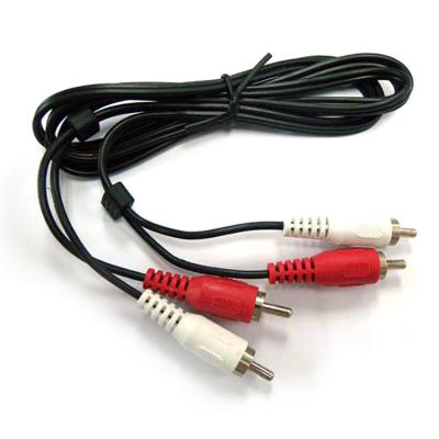 China Speaker Good Selling FX-RC11D-1.5M High Grade RCA Cable Male To 2RCA Male Stereo To 2RCA Video AV Audio Cable for sale