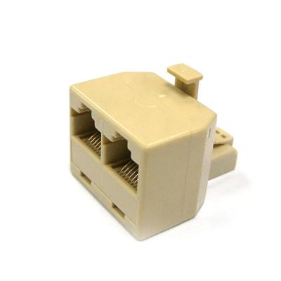 China 2020 High Quality Popular FX-202-8P8C Telephone Adapter RJ45 8P8C 1 Male To 2 FX-202-8P8C Female for sale