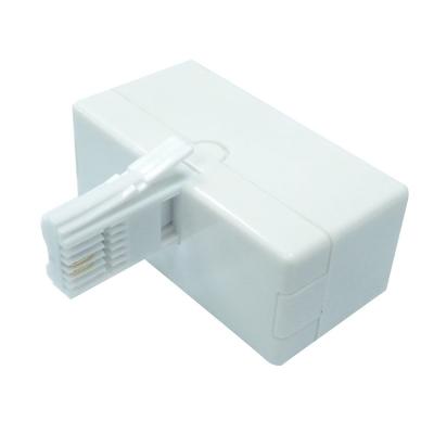 China Hot Sale Price FX-UK07UV-F3 RJ11 ADSL Professional Bottom Micro Filter 1 Into 2 Modem Splitter FX-UK07UV-F3 for sale