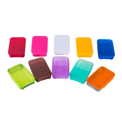 China Sliding Rectangular Plastic Box ABS Plastic Slide Lid Case Gift Box For Holding Small Candy Items In Good Condition for sale