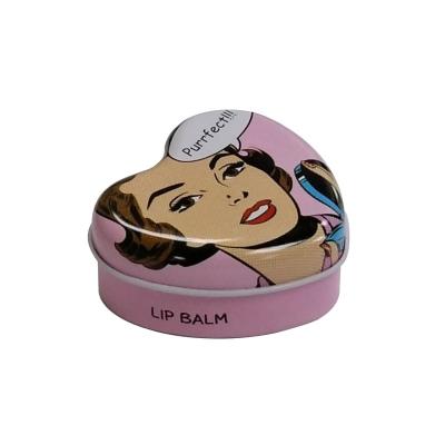 China Sky and Earth Cover Heart Shaped Small Tin Box Metal Tin Case With Custom Printing For Gift Box for sale