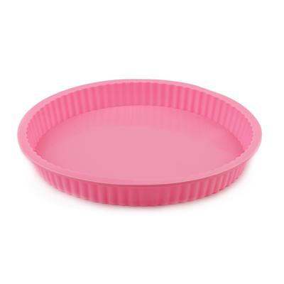 China Sustainable Baking Dishes Bread Pies Bread 9IN Silicone Mold Bakeware Trays Non-Stick Pans for sale