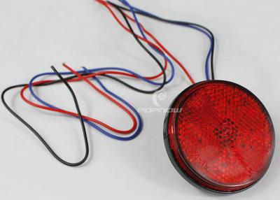 China Luz de marcador redonda de la parada del freno de la cola del reflector de las luces de freno del rojo 24 SMD LED en venta