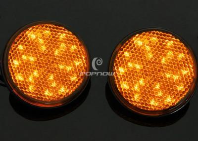 China Yellow 24 LED 12V Brake Lights For Motorcycles Or Trucks , SMD LED Tail Light for sale