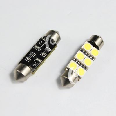 中国 極度の明るい 12V 自動車 6 SMD 5050 LED の電球、自動内部 LED の球根 販売のため