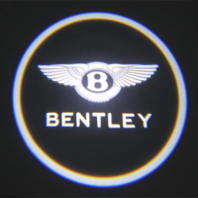 China BENTLEY White Logo 12V Led Car Door Projector Light 3Watt 6500K for sale