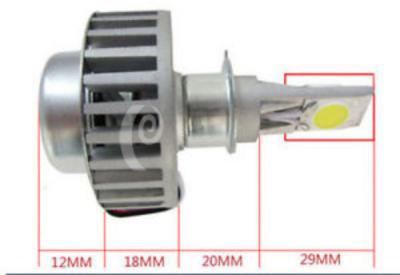 China LED Motorcycle Headlight Assembly 6000K Hi/Lo Bi-xenon bulb 18w Headlight Kit CREE LED for sale