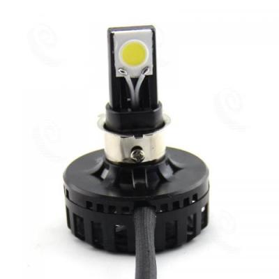 China Hight Bright 6000K 15W led Motorcycle Headlight Assembly H4 High Low Motor Headlight Bulb for sale