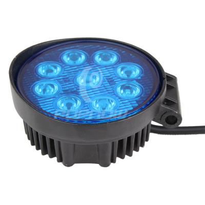 China IP67 4WD SUV Offroad LED Work Lights 27W Blue with Spot flood Lamp for sale