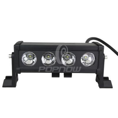 China Del camino 40w escogen el haz de trabajo de la inundación del punto de la barra de luces de la fila LED para automotriz en venta