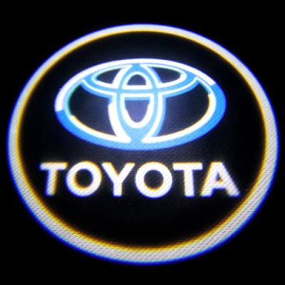 China Toyota car accessories led Door Projector Lights car emblem toyota badge door light for sale