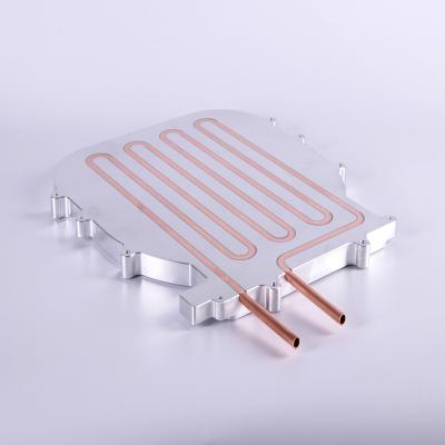 China Custom Fiber Optic Cooling Plate Radiator Cold Plate Aluminum Liquid Cooling Plate for sale