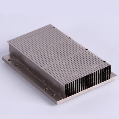 China Heat Dissipation Wholesale Aluminum Bent Fins Custom Aluminum Heatsink With Heat Pipe for sale