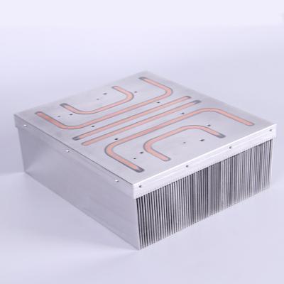 China Aluminum Custom Design Skived / Bonding Fin Copper Heat Pipe Heat Sink for sale