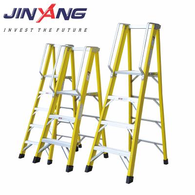 China JINYANG JY-L-FP06 Folding Ladders 3-7 STEPS Aluminum Universal Ladder For Professional Use for sale