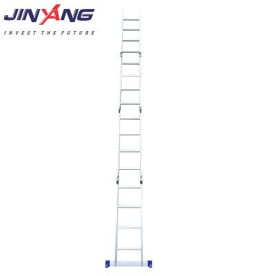 China JINYANG JY-L-405 Folding Ladders 2-8 STEPS Large Aluminum Universal Ladder Joint for sale