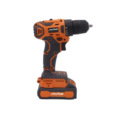 China JINYANG Brushless Power Drills Hammer Screwdriver Drill Machine 20v Battery Hammer Drill Driver Heavy Duty Cordless Steel Wood 13 13mm (mm) (mm) 20 for sale