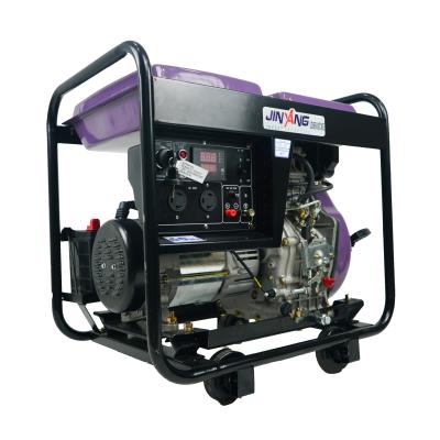 China Hot Jinyang 2021 Product Cylinder 4 Single Cylinder 4 Stroke 5w Diesel Generator Single Cylinder 4 Stroke JD6500CXE for sale