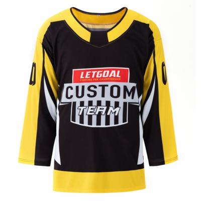 China Quick Dry 2022 international top quality custom youth adult men team polyester ice hockey wear jersey uniform clothing with sublimation for sale