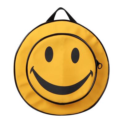 China Autumn Winter Cartoon Nylon Kindergarten Casual Fashion Smiley Face School 2023 Mini Outdoor Children Backpack for sale