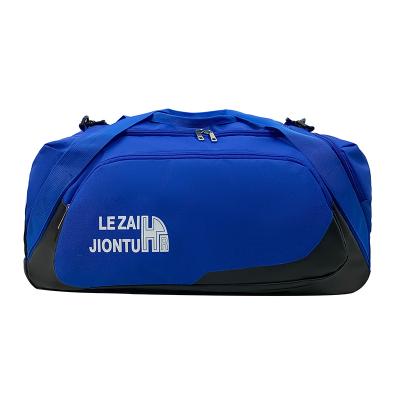 China ODM/OEM Fashion Design Large Capacity Fleece Duffle Bag Travel Waterproof Gym Bags Portable Polyester Sport Folding Travel Bags for sale