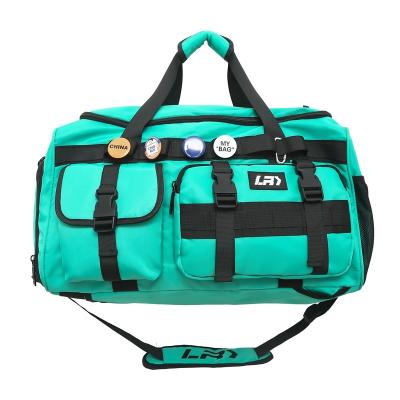 China Hot Selling New Design Fashion Large Capacity Sports Yoga Portable Gym Bag Custom Travel Bag With Shoes Compartment for sale