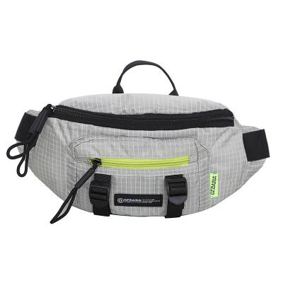 China Canvas Fashion Trend Waist Bag Street Style Women Large Capacity Nylon Shoulder Crossbody Chest Fanny Packs Casual Belt Bags for sale