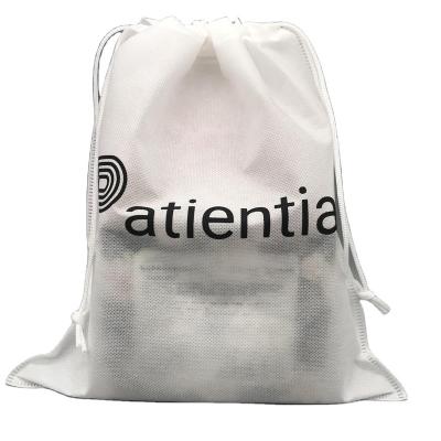 China Disposable non-woven fabric promotional pouches. Exquisite Nonwoven Fabric Bags for sale