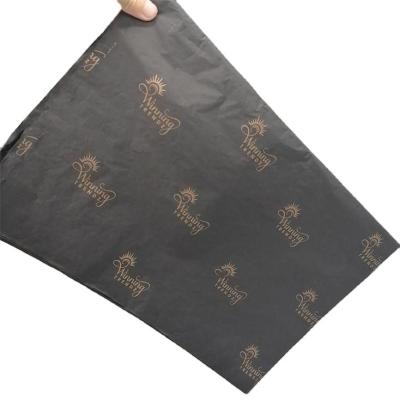 China Antibend Custom Logo Foil Wrapping Paper For Shoes Clothing Wine Wrapping Fruit for sale