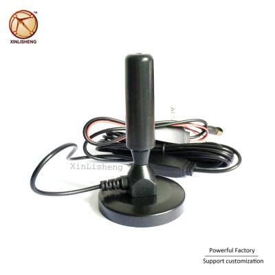 China TV Antenna MCX IEC Connector DVB-T Car TV Amplifier High Digital Antenna 105mm (75mm For Antenna Pole) for sale