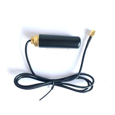 China Black Cylinder 433Mhz Chassis Cabinet Antenna With RG174 Copper Cable Xls-710-433 for sale