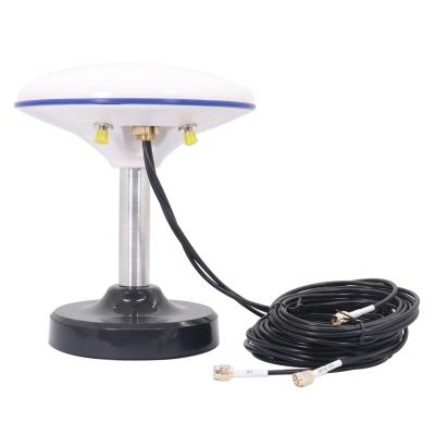 China Superior Waterproof Marine Cable Antenna 5G 4G 3*3 RG174 Qty Gps BD Glonass Navigation Active Combo Antenna Dia150*H180mm for sale