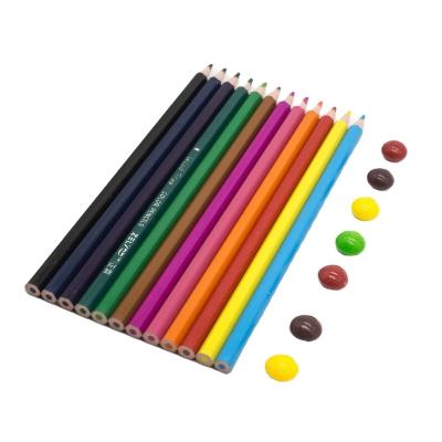 China WRITING PENCIL FREE IN COLOR WOOD 18 COLORS for sale