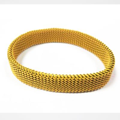 China FASHIONABLE 10mm width fashion bracelets, bracelets jewelry factory price direct stainless steel mesh elastic bracelet for men and women girl for sale