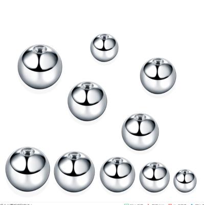 China 316L Titanium Soft And Comfortable 14 Captive 16 Circle Rins Bead Barbells Body Jewelry Piercin Accessories for sale