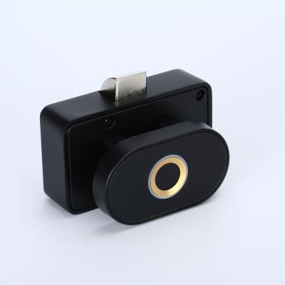 China Factory sale various reducer zinc alloy motor drive black fingerprint door lock zinc alloy black lock for sale