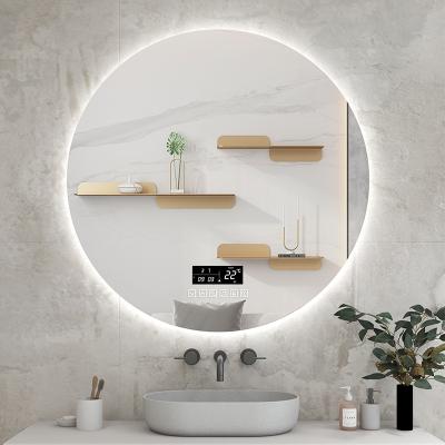 China Mirror Magnifying Magic Defogging Smart Waterproof Luminous Bathroom Led Mirror With Music Player for sale