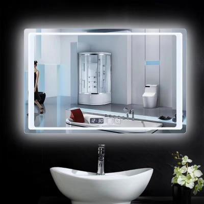 China Hot Selling Home Decor Bathroom Enlarging Changing Room LED Lighted Integral Mirror for sale