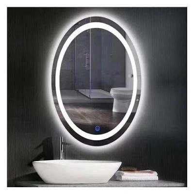 China Popular High Quality Magnifying Mirror Bathroom Wall Mirror Bathroom Mirrors With Backlit Led Light Wall for sale